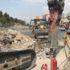 Ankara'da köprülü kavşak çalışmasında doğalgaz borusu patladı