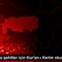 Kanada da şehitler için Kur an-ı Kerim okundu