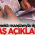 Emekli maaşlarıyla ilgili flaş açıklama!