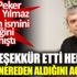 ﻿Özdil ismini nereden aldığını açıkladı. Sedat Peker oğluna Yılmaz Özdil’in ismini vereceğini açıklamıştı