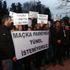Maçka Parkı'nda ağaçların sökülmesi protesto edildi