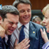 Merkel, Çipras ve Renzi'nin keyifli halleri Merkel, Çipras ve Renzi'nin keyifli halleri