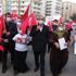Evlat nöbetindeki aileler, HDP'nin kapatılması için yürüyüş yaptı Evlat nöbetindeki aileler, HDP'nin kapatılması için yürüyüş yaptı