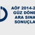 AÖF SINAV SONUÇLARI (VİZE SINAVI) BUGÜN AÖF SINAV SONUÇLARI (VİZE SINAVI) BUGÜN