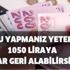 Bunu yapmanız yeterli! 1050 liraya kadar geri alabilirsiniz! Bu ödemeler bankalardan, devletten geri iade ediliyor! Bunu yapmanız yeterli! 1050 liraya kadar geri alabilirsiniz! Bu ödemeler bankalardan, devletten geri iade ediliyor!