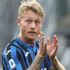Atalanta maçını yerinde takip eden Volkan Demirel, Simon Kjaer'le görüştü Atalanta maçını yerinde takip eden Volkan Demirel, Simon Kjaer'le görüştü