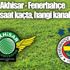 Akhisarspor Fenerbahçe maçı ne zaman hangi kanalda, saat kaçta?