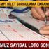 Sayısal Loto çekiliş sonuçları 21 Temmuz MPİ Sayısal Loto çekiliş sonuçları bilet sorgula mpi.gov.tr