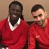 Gomis, eski takım arkadaşı Rachid Ghezzal'i Beşiktaş maçı öncesi ziyaret etti