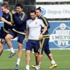 Fenerbahçe'de neşeli antrenman