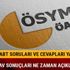 KPSS ÖABT sınav soruları ve cevapları yayında son dakika 2018 ÖABT sınav sonuçları ne zaman açıklanacak