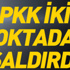 Havanla saldıran PKK'lılar havadan vuruldu Havanla saldıran PKK'lılar havadan vuruldu