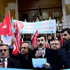Uygur Türkleri için Eminönü'nde eylem