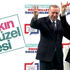 Cumhur İttifakı adayı, Erdoğan'ın yanında bozkurt yaptı