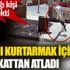 ﻿Tartıştığı kişi silah çekince 7'nci kattan aşağıya atladı