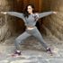 Gaziantep Kalesi nde yoga yaptı! Gaziantep Kalesi nde yoga yaptı!