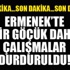 Ermenek'te bir göçük daha çalışmalar durduruldu