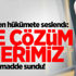 Bahçeli'den hükümete çağrı: İşte önerimiz...