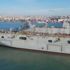 Türkiye'nin ilk uçak gemisi 'TCG Anadolu'da çalışmalar hız kesmeden sürüyor