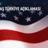 ABD'den flaş Türkiye açıklaması ABD'den flaş Türkiye açıklaması