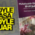 Muhafazakar giyim fuarı reklamında başı açık manken