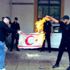 KKTC bayrağı yakan Rumların kimlikleri tespit edildi