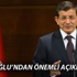 Davutoğlu: 'Öncelikli olan vatandaşlarımızın can ve mal güvenliği'