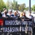CHP'den İsrail Büyükelçiliği önünde protesto CHP'den İsrail Büyükelçiliği önünde protesto