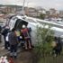 Maltepe'de minibüs devrildi!