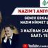 Genco Erkal’dan Nâzım şiirleriyle anma