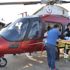Ambulans helikopter Rüzgar bebek için havalandı Ambulans helikopter Rüzgar bebek için havalandı