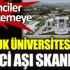 ﻿Selçuk Üniversitesi'nde ikinci aşı skandalı