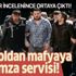 Adli kontrolle serbest kalan mafya babasının ıslak imzası taklit edilmiş