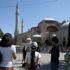 Ayasofya'ya ibadet yolu açılmasına büyük ilgi Ayasofya'ya ibadet yolu açılmasına büyük ilgi