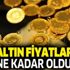 Son dakika: 4 Kasım gram ve çeyrek altın fiyatları ne kadar oldu? Altın canlı alış satış fiyatı nedir?
