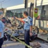 İstanbul'da tramvay aracı biçti