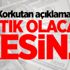 Korkutan açıklama! Artık olacağı kesin...