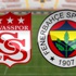Sivasspor Fenerbahçe karşısında
