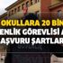 Okullara 20 bin güvenlik görevlisi alımı başvuru şartları nedir? (İŞKUR TYP 2020 başvuru)