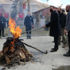 Hakkari'de nevruz ateşini Vali Akbıyık yaktı Hakkari'de nevruz ateşini Vali Akbıyık yaktı
