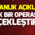 Milli Savunma Bakanlığı: Büyük bir operasyonu gerçekleştirdik