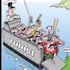 Kıbrıs Gazetesi'nde yayınlanan ve Türkleri barbar olarak gösteren karikatür tepki çekti