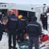 Sivas'ta yolcu otobüsü devrildi, çok sayıda yaralı var