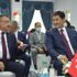 Cumhurbaşkanı Yardımcısı Oktay, Kırgızistan Cumhurbaşkanı Caparov ile görüştü