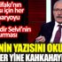 ﻿Millet İttifakı'nı dağıtmak isteyen Abdulkadir Selvi'den yeni senaryo. Yazısını okuyan AKP'liler kahkahayı bastı