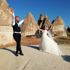 Aydın dan gelen gelin damat, peribacaları arasında ... Aydın dan gelen gelin damat, peribacaları arasında ...