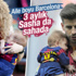 Sasha ve Milan babalarını izledi Sasha ve Milan babalarını izledi