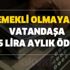 Emekli olmayan vatandaşa 2135 lira aylık ödeme! Kimsenin bilmediği bu ödemeler için başvuru şartları...