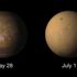 Mars'ı fırtına ele geçirdi: İşte gezegenin öncesi ve sonrası Mars'ı fırtına ele geçirdi: İşte gezegenin öncesi ve sonrası