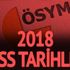 2018 KPSS sınavı ne zaman? ÖSYM KPSS lisans ve önlisans sınav takvimi